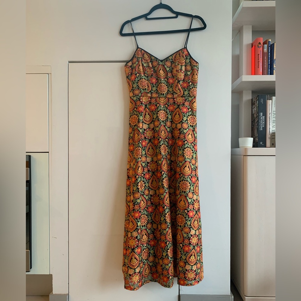 ML Monique Lhullier jacquard dress from Anthropologie